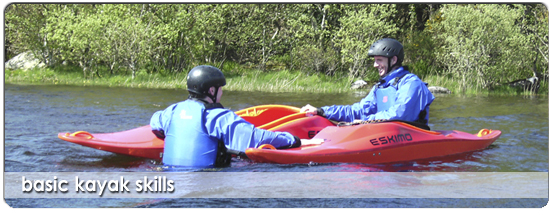 Basic Kayak Skills is a two-day course.