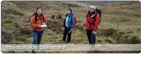 Mountain Skills Assessment is a two-day course aimed at confirming that you have reached a certain skill level. 