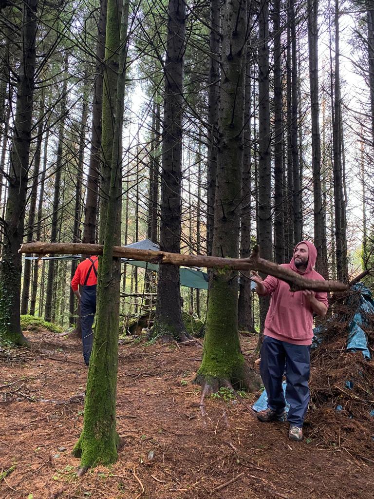 Recent Bushcraft Skills 1 Course, In Glengarriff/Ireland
