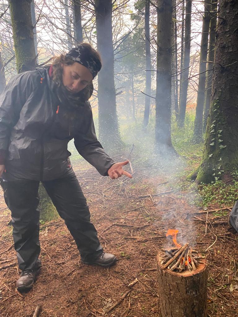 Recent Bushcraft Skills 1 Course, In Glengarriff/Ireland