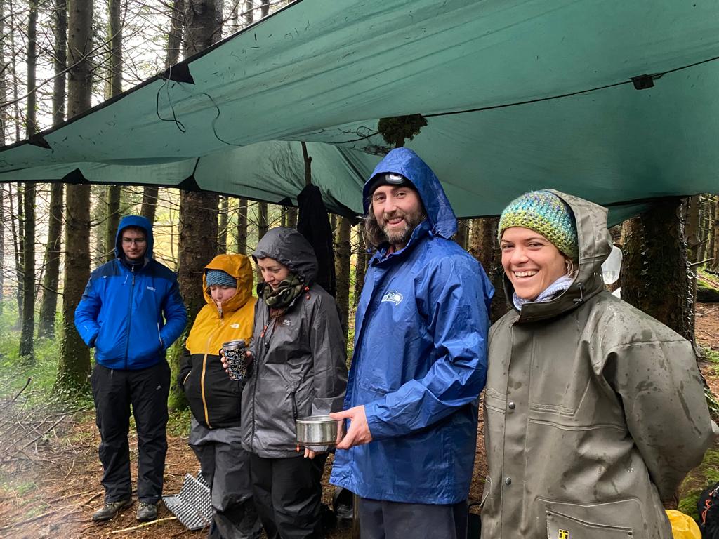 Recent Bushcraft Skills 1 Course, In Glengarriff/Ireland