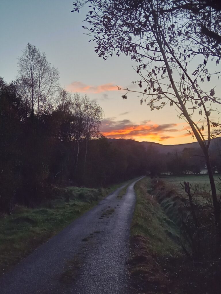 Sunset & Mist In Bonane Valley, As We Finish A Lowland Leader Training Course :)