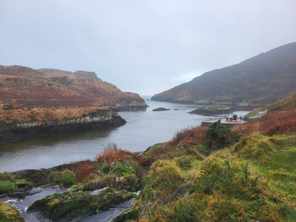 Lovely green seas today out paddling close to Castletownbere, in Bantry Bay...
