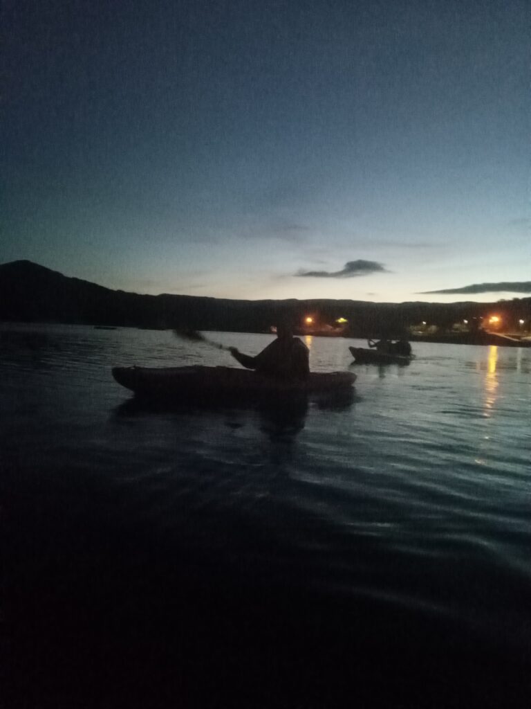 Night Time Reflections... Bioluminescence Night Kayaking Bantry Bay West Cork