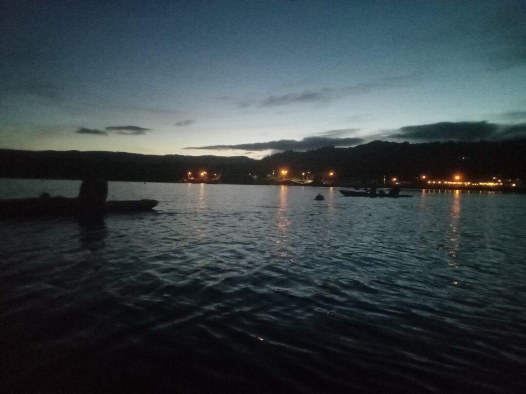 Night Time Reflections... Bioluminescence Night Kayaking Bantry Bay West Cork